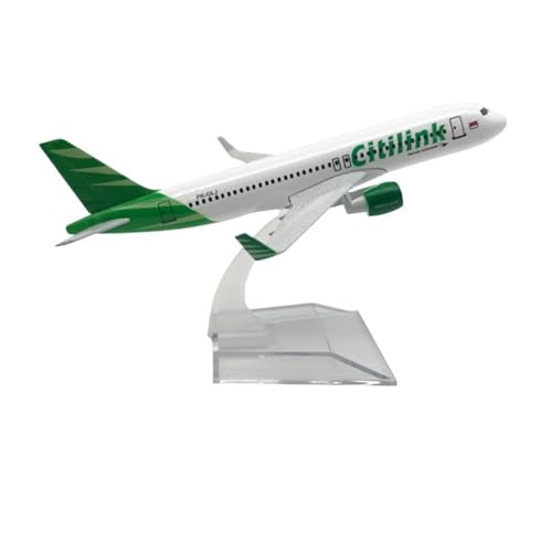 QIANKA Citilink A320 Simulation Zivil Airliner Modell Legierung Statisches Modell Luftfahrt-Kollektion im Maßstab 1:400 von QIANKA