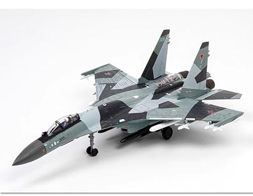 QIANKA For1:72 Su-35 Flugzeugmodell Su35 Alloy Fighter Simulation Fertiges Statisches Modell Ornamente Flugzeugmodell von QIANKA