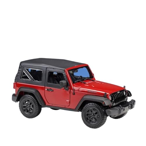 QIANKA Für 1:18 Jeep Robin Hood Simulation Legierung Fertige Auto Modell Sammlung Ornamente(Red) von QIANKA