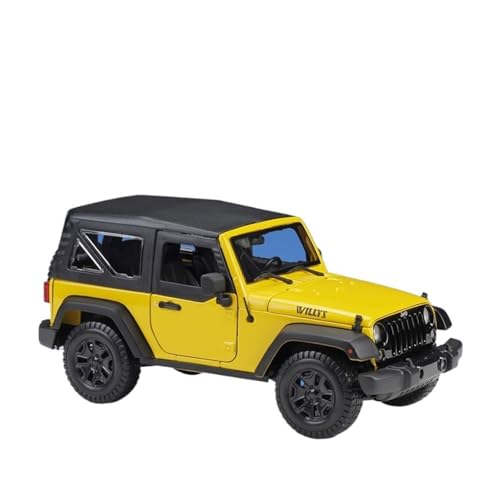 QIANKA Für 1:18 Jeep Robin Hood Simulation Legierung Fertige Auto Modell Sammlung Ornamente(Yellow) von QIANKA