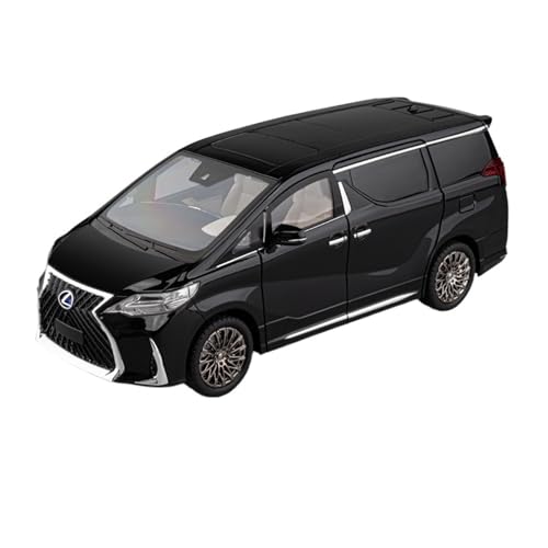 QIANKA Für 1:18 LEOKESASILM300 Legierung Auto Modell Business Van Sound Und Licht Modell Sammlung Ornamente(Black) von QIANKA