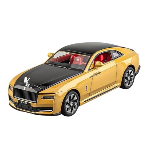 QIANKA Für 1:24 Rolls-Royce Glänzendes Automodell Phantomautomodell Legierung Simulation Sammlung Ornamente(Gold) von QIANKA