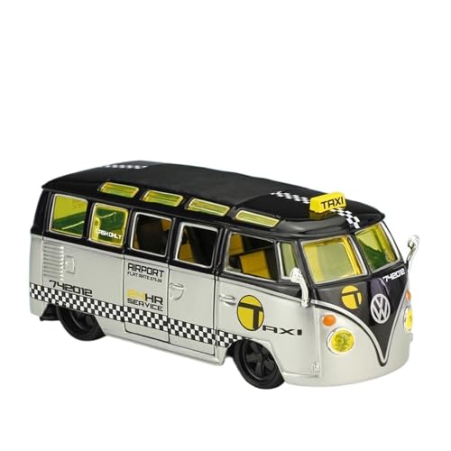 QIANKA Für 1:25 Maßstab Für VW Van Samba Legierung Druckguss Prozess Simulation Auto Modell(White) von QIANKA