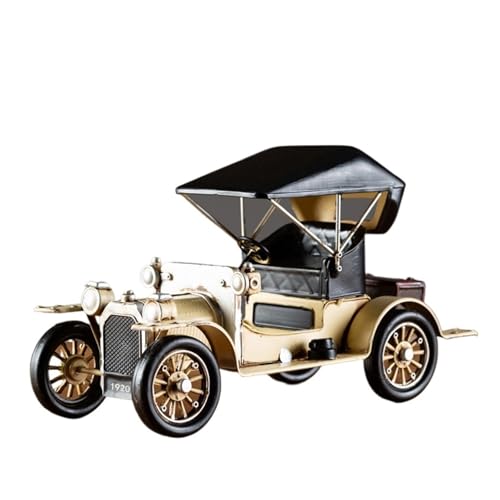 QIANKA Für Retro-Nostalgie-Klassiker Amerikanisches Oldtimer-Modell Kreative Ornamente Heimdekorationen(Beige) von QIANKA