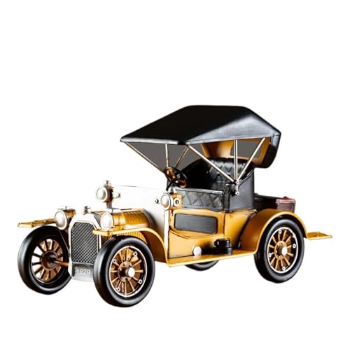 QIANKA Für Retro-Nostalgie-Klassiker Amerikanisches Oldtimer-Modell Kreative Ornamente Heimdekorationen(Gold) von QIANKA