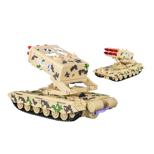 QIANKA Für TOS-1A Alloy Armor Raketenwerfer Panzer Spielzeug(Yellow) von QIANKA