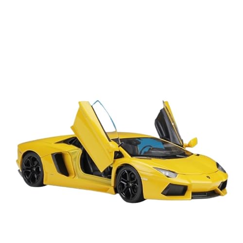 QIANKA Für Maßstab 1:24 Geeignet Für Aventador LP700-4 Supercar Simulation Legierung Auto Modell Sammlung Ornamente(Yellow) von QIANKA