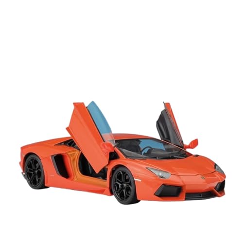 QIANKA Für Maßstab 1:24 Geeignet Für Aventador LP700-4 Supercar Simulation Legierung Auto Modell Sammlung Ornamente(Orange) von QIANKA