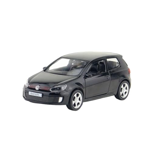 QIANKA Für: 1:32 VW Golf GTI Pull Back Simulation Legierung Auto Modell Sammlung(Black) von QIANKA