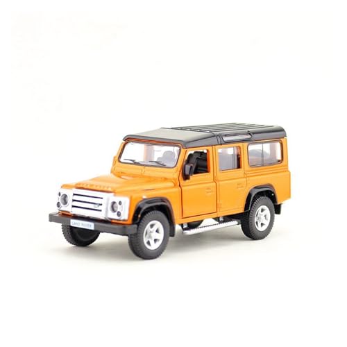 QIANKA Für: 1:36 Legierungsauto LR Defender SUV Auto Metallspielzeugmodell(Orange) von QIANKA