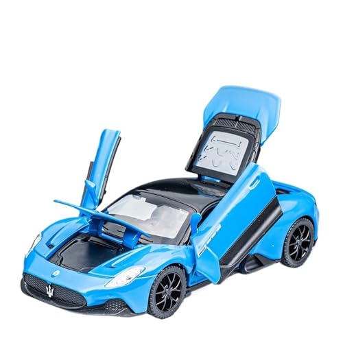 QIANKA Für: MC20 Sportwagen-Legierungsautomodell Im Maßstab 1/32 Mit Hochsimulierter Pullback-Sound- Und Lichtfunktion(Blue) von QIANKA