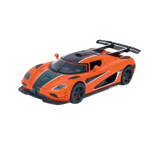 QIANKA Legierung Auto Modell 1:32 Für ONE1 Pull Back Tür Kinder Spielzeug Sport Auto(Orange) von QIANKA