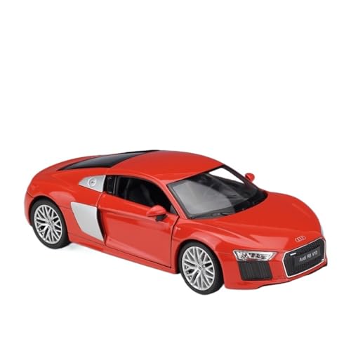 QIANKA Maßstab 1:24 Geeignet Für 2016 R8 V10 Sportwagen-Simulation Legierung Automodell Sammlung Ornamente(Red) von QIANKA