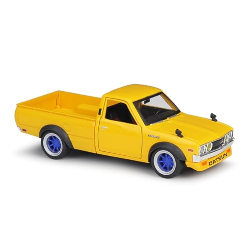 QIANKA Maßstab 1:24 Für 1973 Datsun 620 Pick-up-Legierung Druckgussverfahren Simulation Automodell von QIANKA