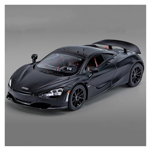 QIANKA Maßstab 1:24 Für McLaren 720S Legierungsdruckguss-Automodell Interaktives Multifunktionsauto(Black) von QIANKA