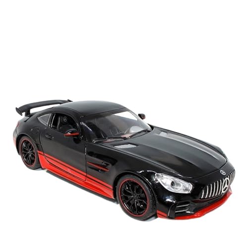 QIANKA Simulation 1:24 Für Legierung Modell Sport Auto Grün Magie Legierung Auto Spielzeug Ornamente Mit Sound Und Licht Pull Zurück(Red and black) von QIANKA