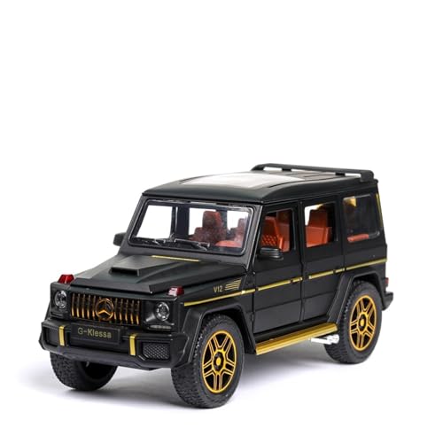 QIANKA Simulation 1:24 Legierung Automodell Für G63 G Geländewagen 6 × 6 Legierung Ornamente(Black1) von QIANKA