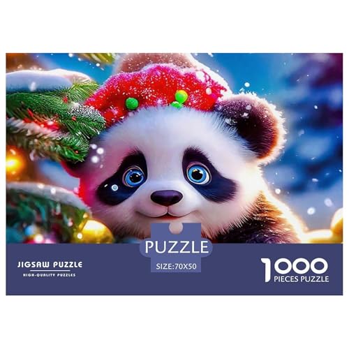 Panda 1000 Teile Klassische Puzzle Tier Ab 14 Jahren, Teile Passen Perfekt Zusammen, Geschicklichkeitsspiel, Perfekt Für Spieleabende, Pädagogisches 70x50cm/1000pcs Panda 1000 Teile Klassische Puzzle Tier Ab 14 Jahren, Teile Passen Perfekt Zusammen, Geschicklichkeitsspiel, Perfekt Für Spieleabende, Pädagogisches 70x50cm/1000pcs von QIAVXZIP