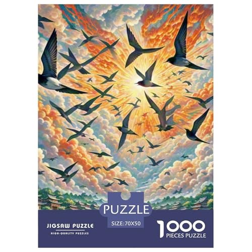 Schnell brechen Wolken 1000 Teile Schwieriges Großes Puzzle Tier, Familien, Teile Passen Perfekt Zusammen, Geschicklichkeitsspiel, Perfekt Für Spieleabende, Stressabbau-Spielzeug 70x50 Schnell brechen Wolken 1000 Teile Schwieriges Großes Puzzle Tier, Familien, Teile Passen Perfekt Zusammen, Geschicklichkeitsspiel, Perfekt Für Spieleabende, Stressabbau-Spielzeug 70x50 von QIAVXZIP