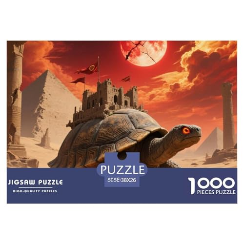 Steinschildkröte tragen Stadt 1000 Teile Schwieriges Großes Puzzle, Teile Passen Perfekt Zusammen, Geschicklichkeitsspiel, Perfekt Für Spieleabende, Stressabbau-Spielzeug 38x26cm/10 Steinschildkröte tragen Stadt 1000 Teile Schwieriges Großes Puzzle, Teile Passen Perfekt Zusammen, Geschicklichkeitsspiel, Perfekt Für Spieleabende, Stressabbau-Spielzeug 38x26cm/10 von QIAVXZIP