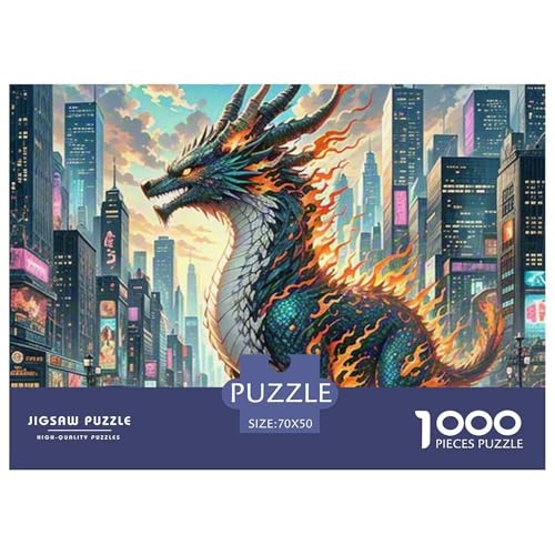 Tinte Qilin Treading Flammen 1000 Teile Schwieriges Großes Puzzle, Teile Passen Perfekt Zusammen, Geschicklichkeitsspiel, Perfekt Für Spieleabende, Stressabbau-Spielzeug 70x50cm/10 Tinte Qilin Treading Flammen 1000 Teile Schwieriges Großes Puzzle, Teile Passen Perfekt Zusammen, Geschicklichkeitsspiel, Perfekt Für Spieleabende, Stressabbau-Spielzeug 70x50cm/10 von QIAVXZIP