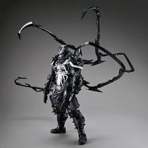 QIDWEN für Agent Venom Cartoon Figur PVC Action Anime Modell Statue Sammlerstück Dekoration Geschenke von QIDWEN