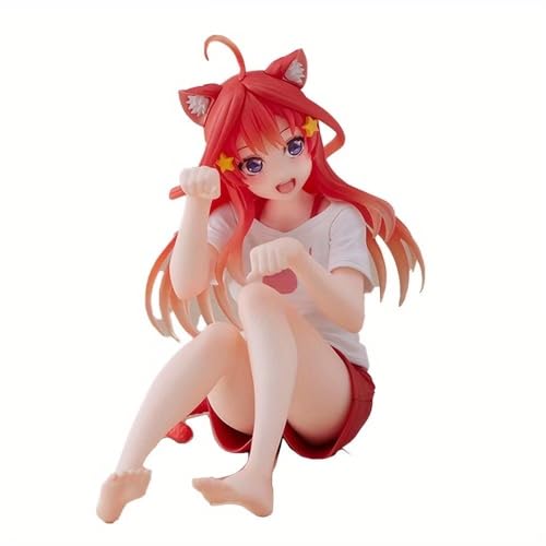 QIDWEN für Braut der fünften Klasse Nakano Cartoon Figur PVC Action Anime Modell Statue Sammlerstück Dekoration Geschenke von QIDWEN