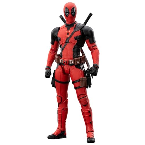 QIDWEN für Dead-Pool Cartoon Figur PVC Action Anime Modell Statue Sammlerstück Dekoration Geschenke von QIDWEN