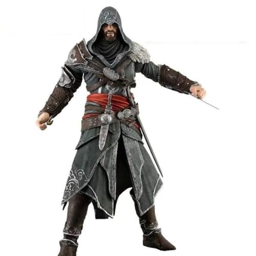 QIDWEN für Generation 3 Ezio Bruderschaft Ezio Cartoon Figur PVC Action Anime Modell Statue Sammlerstück Dekoration Geschenke von QIDWEN