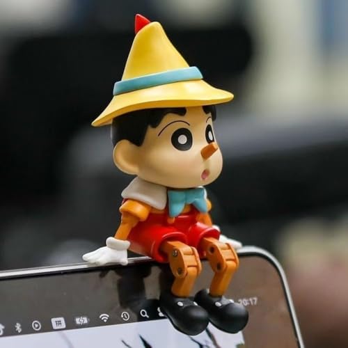 QIDWEN für Pinocchio Buntstift Puppe Action Figur Cartoon Figur PVC Action Anime Modell Statue Sammlerstück Dekoration Geschenke von QIDWEN