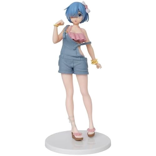 QIDWEN für Ramlem Latzhose um Cartoon Figur PVC Action Anime Modell Statue Sammlerstück Dekoration Geschenke von QIDWEN