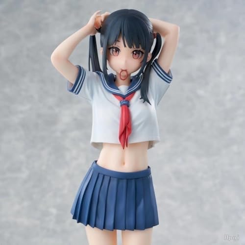 QIDWEN für Uniformen Sekundär Mädchen Matrosenanzug Cartoon Figur PVC Action Anime Modell Statue Sammlerstück Dekoration Geschenke von QIDWEN