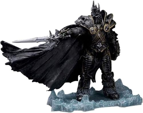 QIDWEN für World of Warcraft Anime Action Figur Der Lichkönig Arthas Cartoon Figur PVC Action Anime Modell Statue Sammlerstück Dekoration Geschenke von QIDWEN