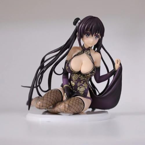 QIDWEN für sitzenden Wintermond Jasmin Cartoon Figur PVC Action Anime Modell Statue Sammlerstück Dekoration Geschenke von QIDWEN