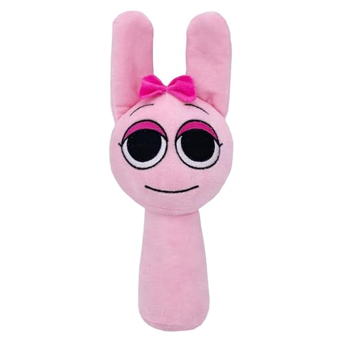 QIGHLIS Sprunki Plush, 25 cm Sprunki Plushies Kuscheltier, Sprunki Plush für Jungen Mädchen Kinder Fans Geburtstag Geschenk (Rosa) von QIGHLIS