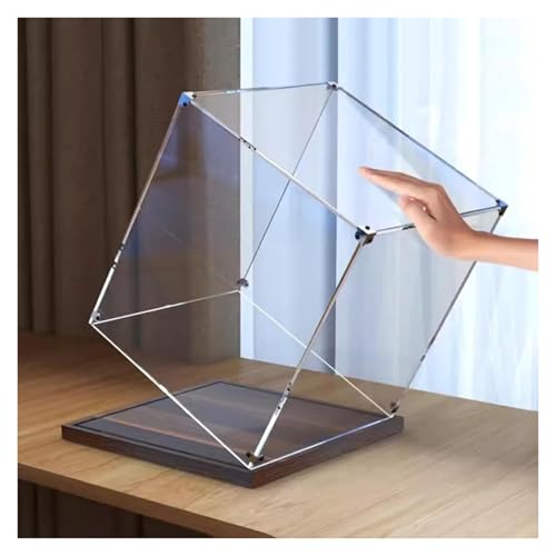 QINGYAN Acryl-Vitrine, Basketball-Vitrinenboxen, Behälter for Figuren Auf Der Arbeitsplatte, Durchsichtiger, Stapelbarer Schuh-Organizer Aus Acryl(10x40x20cm) von QINGYAN