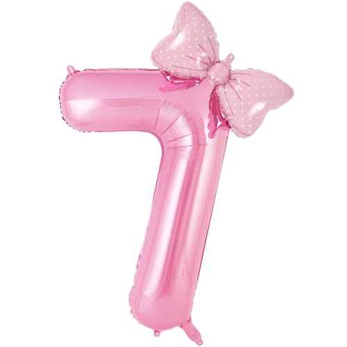 Luftballon 7. Geburtstag, Folienballon Zahlen 7, 40 Zoll Zahlen Luftballon, Ballon Zahl Deko zum Geburtstag, für Mädchen Junge, Jubiläum Babyparty Party Deko Luftballon 7. Geburtstag, Folienballon Zahlen 7, 40 Zoll Zahlen Luftballon, Ballon Zahl Deko zum Geburtstag, für Mädchen Junge, Jubiläum Babyparty Party Deko von QINQINZIJIN