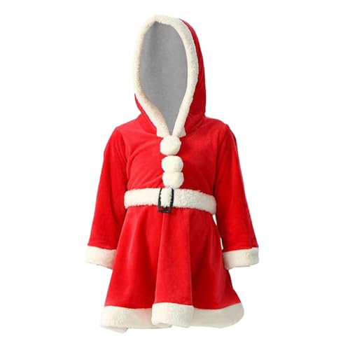 QINQNC Familien Outfit Weihnachten 𝖲titch Jogginganzug Costume Girls Costume For Kids Costume For Girls Dress Girls Santa Dress Girls Mädchen Kleidung Trainingsanzug Kinder (A, 11-12 Years) von QINQNC