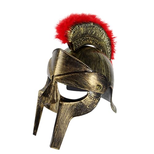 QINZTON Mittelalter Hut Steampunk Ritter Pirat Cosplay Helm Gothic Punk Kopfbedeckung Karneval Rollenspiel Requisiten Gladiatoren Helm Erwachsene Gladiatoren Helm Kunststoff Gladiatoren Helm von QINZTON