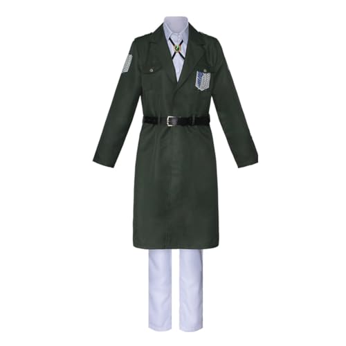 QIRONGSC Attacks Titans Scouts Regiments Cosplay Outfits Anime Cosplay Kostüme Rollenspiel Halloween Clubwear für Party von QIRONGSC