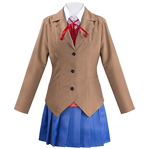 QIRONGSC Dokis Dokis Literatures Clubs Monika Cosplay Outfits Anime Cosplay Kostüme Rollenspiel Halloween Clubwear für Party von QIRONGSC