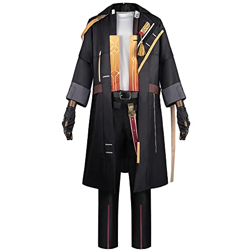 QIRONGSC Honkais Stars Rails Caelus Cosplay Outfits Anime Cosplay Kostüme Rollenspiel Halloween Clubwear für Party von QIRONGSC