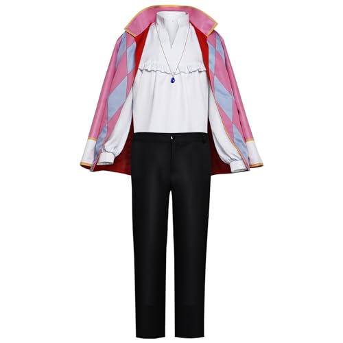 QIRONGSC Howls Movings Castles Howls Cosplay Outfits, Anime Cosplay Kostüme, Rollenspiel, Halloween, Clubwear für Party von QIRONGSC