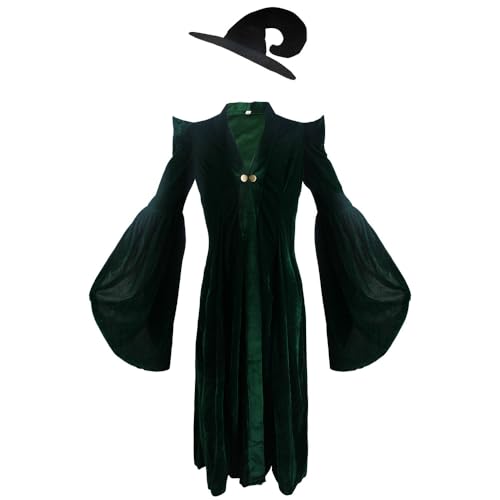 QIRONGSC Minervas McGonagalls Cosplay Outfits, Anime Cosplay Kostüme Rollenspiel Halloween Clubwear für Party von QIRONGSC