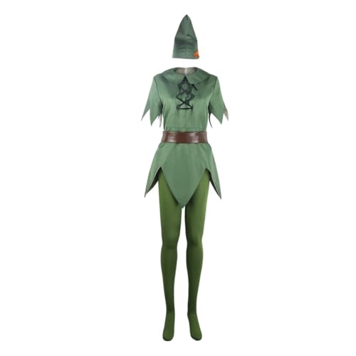 QIRONGSC Peters Pans Cosplay-Outfits, Anime-Cosplay-Kostüme, Rollenspiel, Halloween, Clubwear für Party von QIRONGSC