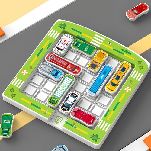 Logikspiele ab 5 6 7 8 Jahre Parkspiel - 15 Auto Spielzeug Stauspiel Logikspiel mit 360 Levels, Auto Spiele, Stauspiel Ausparken Spiel, Geduldspiel Denken Puzzle Kinderspiele ab 3 4 5 6 7 8 9 Jahren Logikspiele ab 5 6 7 8 Jahre Parkspiel - 15 Auto Spielzeug Stauspiel Logikspiel mit 360 Levels, Auto Spiele, Stauspiel Ausparken Spiel, Geduldspiel Denken Puzzle Kinderspiele ab 3 4 5 6 7 8 9 Jahren von QITIXI:OU