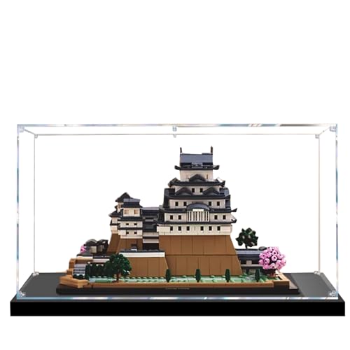 Acryl-Vitrine für Lego 21060 Himeji Castle Bauset, klare Vitrine, staubdichte Vitrine, kompatibel mit Lego 21060 (nur Vitrine) (Transparent 2 mm) von QIXINDGYH