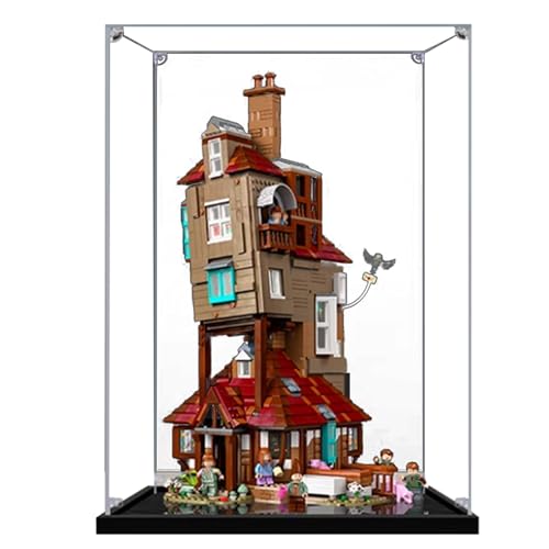 Acryl-Vitrine für Lego 76437 Bescheidenes Wohnungsbau-Set, klare Vitrine, staubdichte Vitrine, kompatibel mit Lego 76437 (nur Vitrine) (transparent) von QIXINDGYH