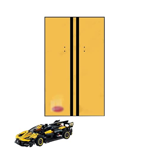 Wandhalterung Display Ständer für Lego Technic 42151 Racing - Display Wand Panel Kunst Wandhalterung Rahmen kompatibel mit Lego 42151, Ideales Geschenk für Autoliebhaber - 80 x 50 cm (42151 B) von QIXINDGYH