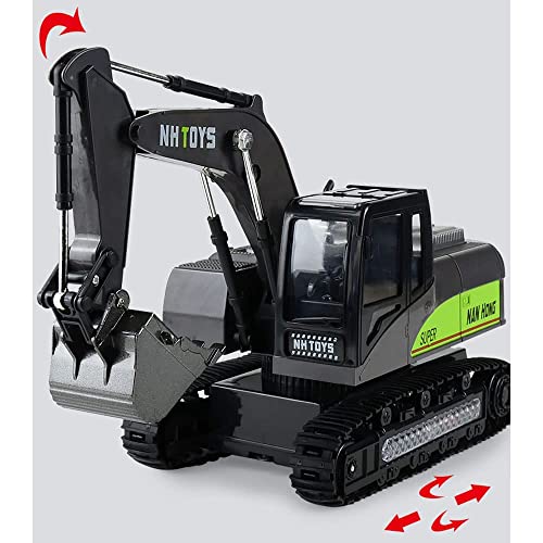 QIYHBVR 8-Kanal-Fernbedienungsbagger, Spielzeug-LKW, Rc-Bagger, Baulastwagen, Voll Funktionsfähige Baufahrzeuge, One-Click-Demo-RC-Truck Mit Lichtgeräuschen QIYHBVR 8-Kanal-Fernbedienungsbagger, Spielzeug-LKW, Rc-Bagger, Baulastwagen, Voll Funktionsfähige Baufahrzeuge, One-Click-Demo-RC-Truck Mit Lichtgeräuschen von QIYHBVR